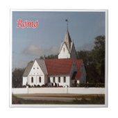 zDK015 ROMO SAINT CLEMEN KIRKEフリジア諸島， タイル (正面)