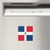 zDO001ドミニカ共和国、国旗、アメリカ、冷蔵庫 マグネット (インサイチュ (食洗機))