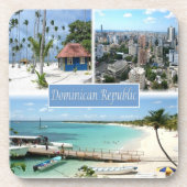 zDO005ドミニカ共和国，モザイク，アメリカ， コースター (正面)