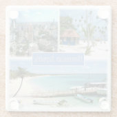 zDO005ドミニカ共和国，モザイク， ガラスコースター (裏面)