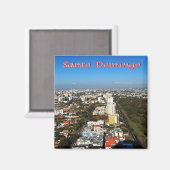 zDO008 SANTO DOMINGO，ドミニカ共和国，冷蔵庫 マグネット (正面/裏面)