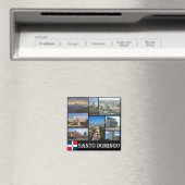 zDO009 SANTO DOMINGO，ドミニカ共和国，冷蔵庫 マグネット (インサイチュ (食洗機))