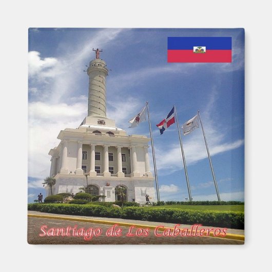 zDO013 SANTIAGO DE LOS CABALLELOS、冷蔵庫 マグネット (正面)