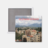 zDO014 SAN FRANCISCO DE MACORIS、冷蔵庫 マグネット (正面/裏面)
