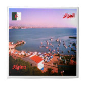 zDZ004 ALGERI，アルジェリア，アフリカ， タイル (正面)