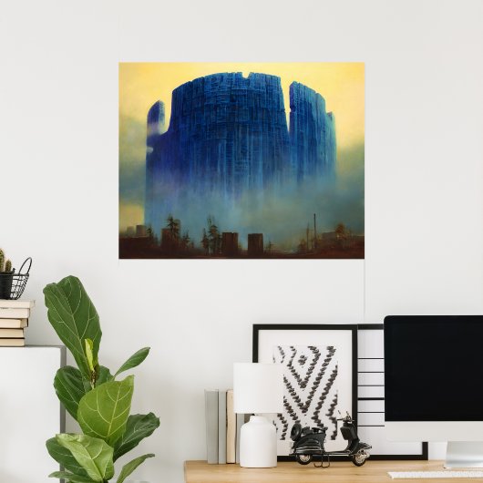 Zdzislaw Beksinski art ポスター (ホームオフィス)