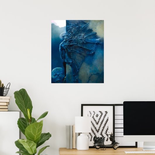 Zdzislaw Beksinski art ポスター (ホームオフィス)