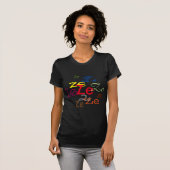 Zeまたはカスタム代名詞 フルプリント tシャツ (正面フル)