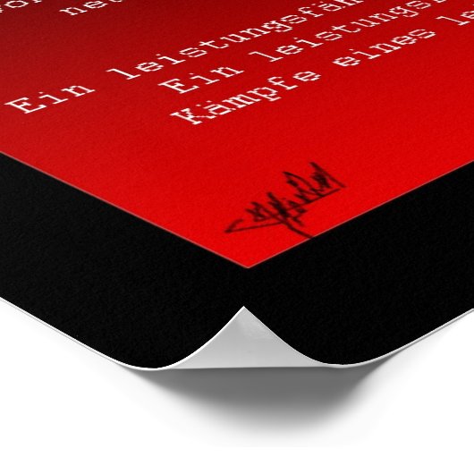 Ze Kaiserポスター ポスター (角)