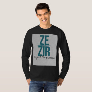 Ze Zirの代名詞のワイシャツ Tシャツ