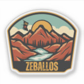 Zeballos, British Columbia シール (正面)