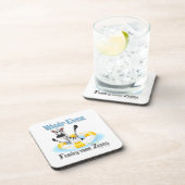 Zebraおもしろいを浮かせるものは コースター (右側)