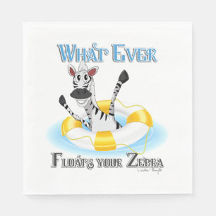 Zebraおもしろいを浮かせるものは スタンダードランチョンナプキン