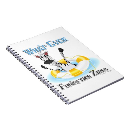 Zebraおもしろいを浮かせるものは ノートブック (右側)