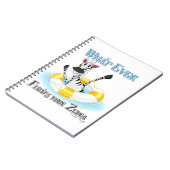 Zebraおもしろいを浮かせるものは ノートブック (左側)