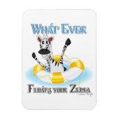 Zebraおもしろいを浮かせるものは マグネット (縦)