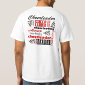 Zebraチアリーダーtシャツ Tシャツ (裏面)