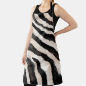 Zebraテクスチャ：手のスケッチ、アフリカ。 エプロン (インサイチュ)