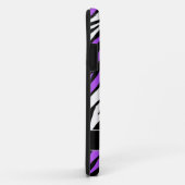 ZebraプリントパープルミックスiPhone 5ケース Case-Mate iPhoneケース (裏面/右)