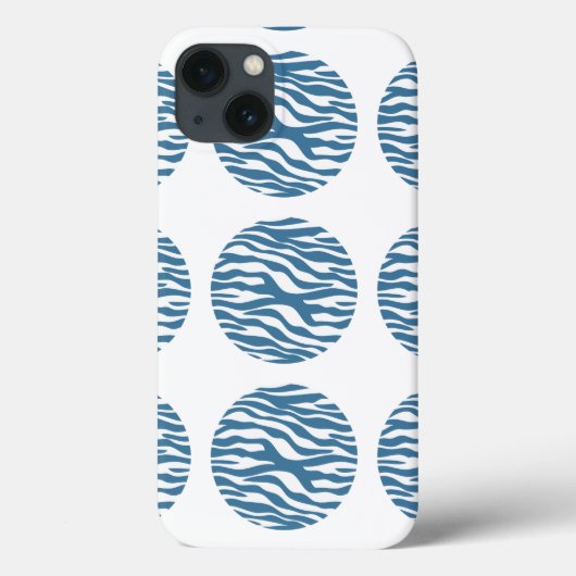Zebraプリント水玉模様iPad BTケース Case-Mate iPhoneケース (裏面)