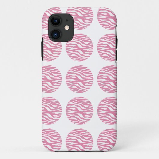 Zebraプリント水玉模様iPhone 5タフXtremeケース Case-Mate iPhoneケース (裏面)