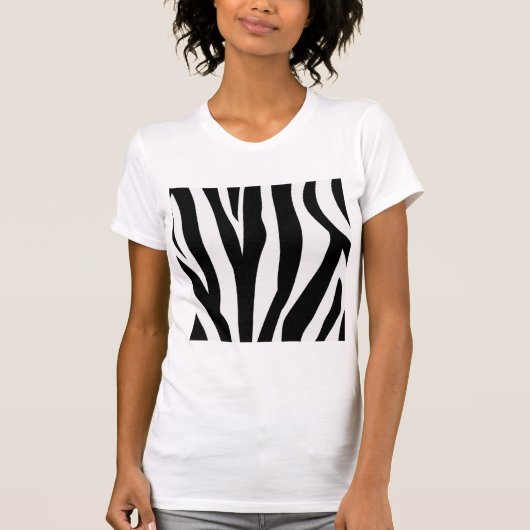 ZebraプリントWomens Tシャツ (正面)