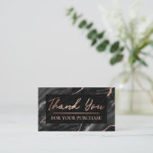 Zebra印刷バラ金ゴールドご購入ありがとうございます 名刺 (スタンド正面)