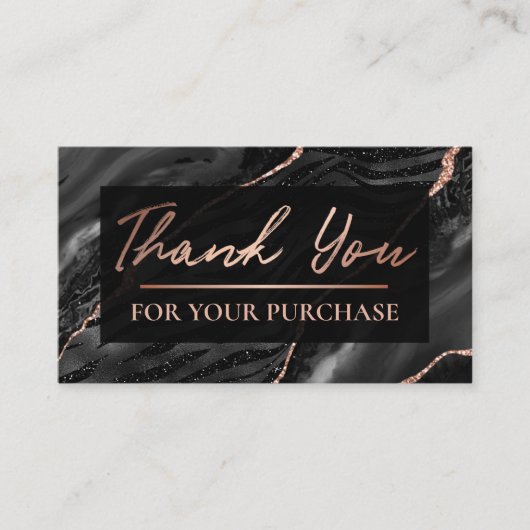 Zebra印刷バラ金ゴールドご購入ありがとうございます 名刺 (正面)