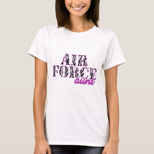 Zebra空軍叔母さん Tシャツ (正面)