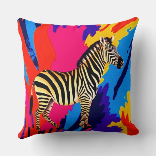 Zebra クッション (裏面)