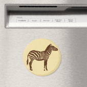 Zebra – チョコレートブラウンとカメルタン マグネット (インサイチュ (食洗機))