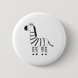 Zebra 缶バッジ