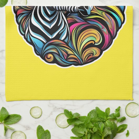 Zebra 1 キッチンタオル (折り畳み)