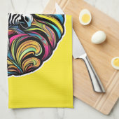 Zebra 1 キッチンタオル (四つ折り)