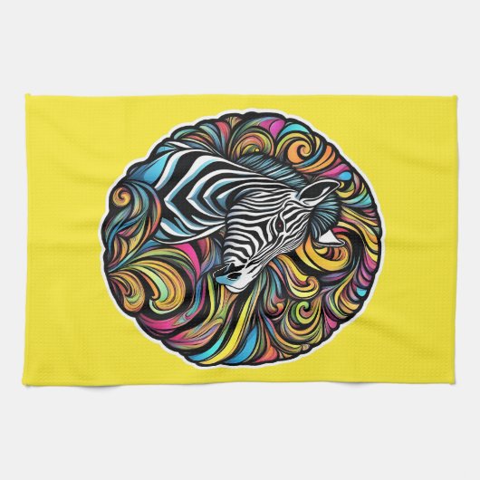 Zebra 1 キッチンタオル (横)