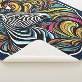 Zebra 1 シェルパブランケット (3/4)