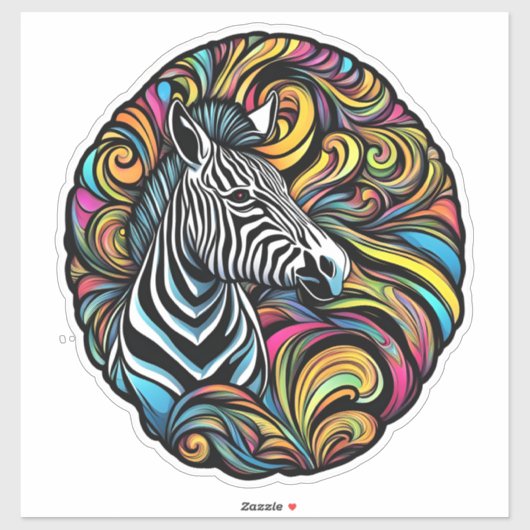 Zebra 1 シール (シート)