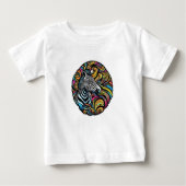 Zebra 1 ベビーTシャツ (正面)