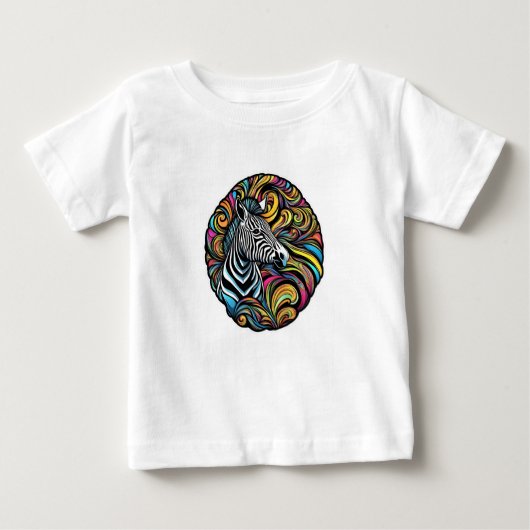 Zebra 1 ベビーTシャツ (正面)