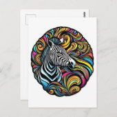Zebra 1 ポストカード (正面/裏面)