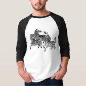 Zebra 2 Raglan Tシャツ (正面)