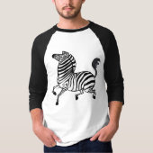 Zebra 3 Raglan Tシャツ (正面)