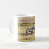 Zebra Affection, Tanzania. Mug コーヒーマグカップ (正面左)