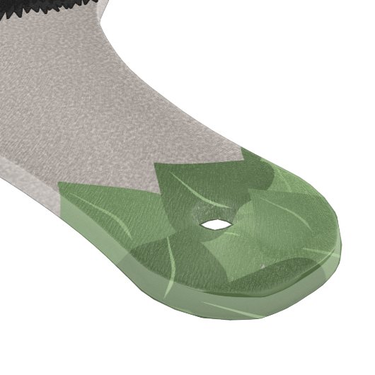 Zebra amongst Leaves カッティングボード (角)