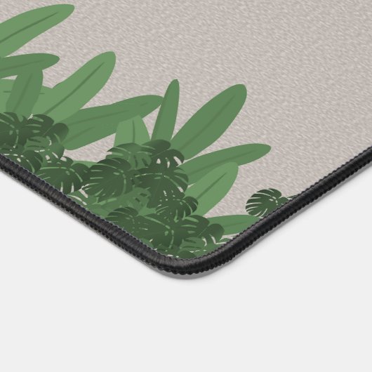 Zebra amongst Leaves デスクマット (コーナー)