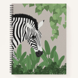 Zebra amongst Leaves ノートブック