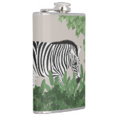Zebra amongst Leaves フラスク (右)
