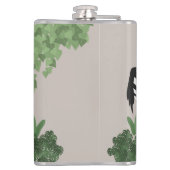 Zebra amongst Leaves フラスク (裏面)