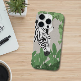 Zebra amongst Leaves Phone Case iPhone 13 Proケース