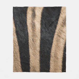 ZEBRA ANIMAL PRINT STRIPE フリースブランケット
